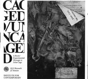 Okładka płyty Caged/Uncaged z 1993 roku, na której Jello Biafra i Eugene Chadbourne wykonują (w niespełna 4 minuty) Overpopulation And Art